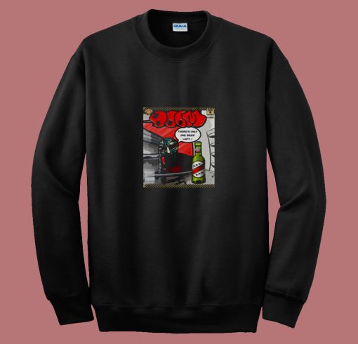 Mf Doom One Beer Comic 80s Sweatshirt