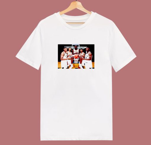Michigan Wolverines Fab 5 Chris Webber Jalen Rose Juwan Howard 80s T Shirt