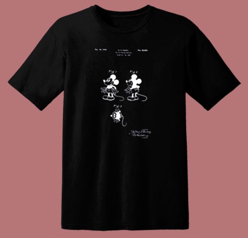 Mickey Mouse Patent 80s T Shirt