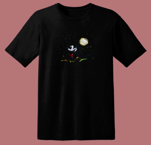 Mickey Mouse Starry Night 80s T Shirt