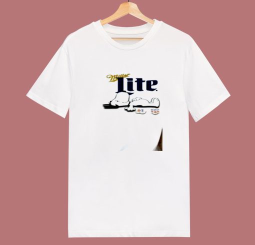 Miller Lite Beer Logo 80s T Shirt