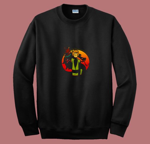 Mortal Kombat Shaggy Kill Scooby Doo 80s Sweatshirt