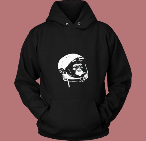 Nasa Monkey Smoking Astronaut Space 80s Hoodie