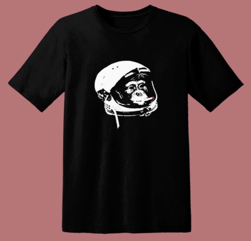 Nasa Monkey Smoking Astronaut Space 80s T Shirt