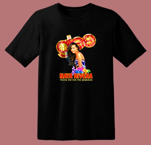 Naya Rivera Thank You For The Memories 80s T Shirt