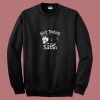 Not Today Satan Possum 80s Sweatshirt