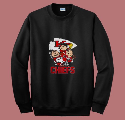 Official Kansas City Chiefs Peanuts 80s Sweatshirt