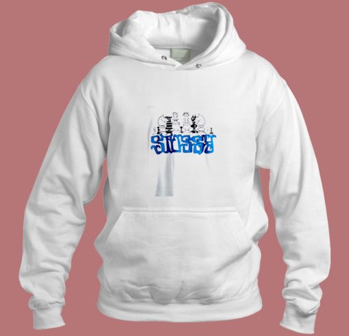 Official Stussy Pion Chess Aesthetic Hoodie Style