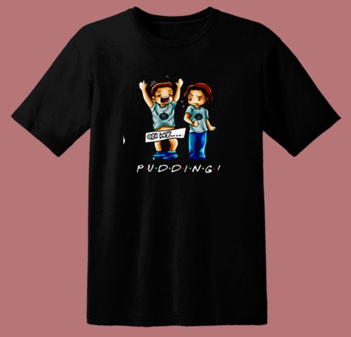 Oh My Pudding Supernatural Dean Sam 80s T Shirt