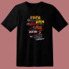 Papa Hulk Spiderman Thor Iron Man Captain America 80s T Shirt