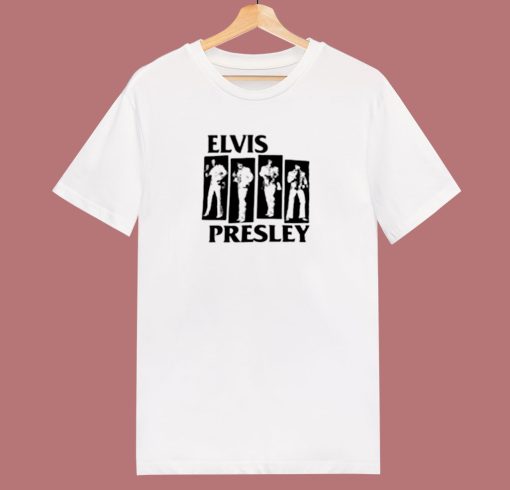 Parody Blackout Elvis Presley Las Vegas 80s T Shirt