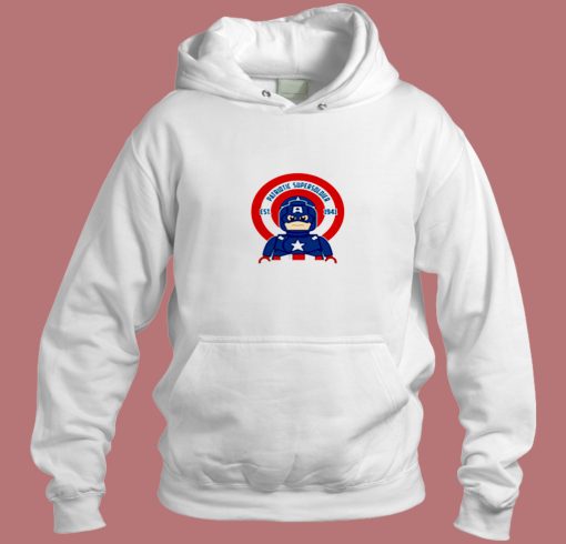 Patriotic Supersoldier Aesthetic Hoodie Style