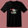 Peanuts Christmas Snoopy And Woodstock 80s T Shirt