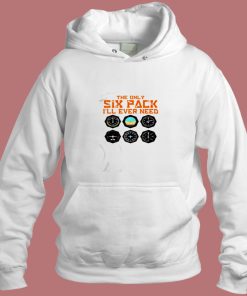 Pilots Six Pack Flight Instruments Aviation Aesthetic Hoodie Style