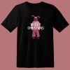 Pink Bunny Christmas Story 80s T Shirt