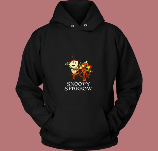 Pirates Of The Caribbean Captain Snoopy Sparrow 80s Hoodie