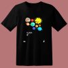 Pluto Planet Solar System Dwarf Planets Space Astronaut 80s T Shirt