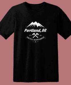 Portland Oregon Estd1843 Pacific Northwest 80s T Shirt