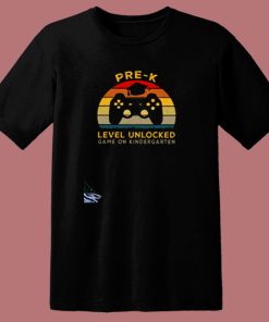 Pre K Level Unlocked Game On Kindergarten 80s T Shirt