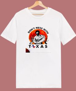 Pretty Leatherface Dont Mess With Texas Sunset 80s T Shirt