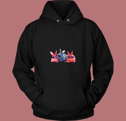 Rabbit Galaxy 80s Hoodie