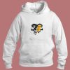 Raiders And Los Angeles Laker Inside Heart Aesthetic Hoodie Style