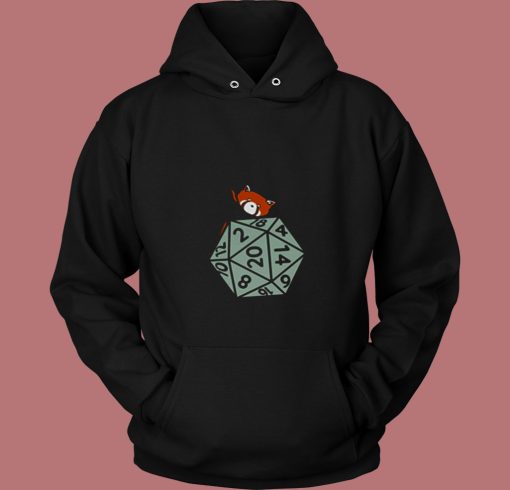 Red Panda Surprise Dice 80s Hoodie