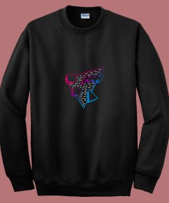 Retro 80s Neon Memphis Style 80s Sweatshirt