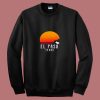 Retro El Paso Texas Sunset 80s Sweatshirt