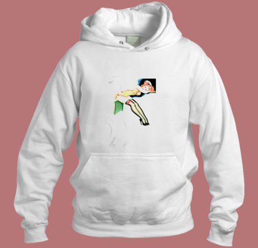 Retro Pin Up Girl Aesthetic Hoodie Style