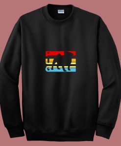 Retro Pug Logo 80s Sweatshirt