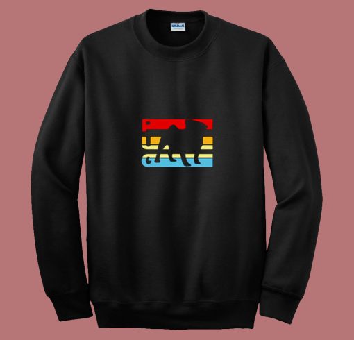 Retro Pug Logo 80s Sweatshirt