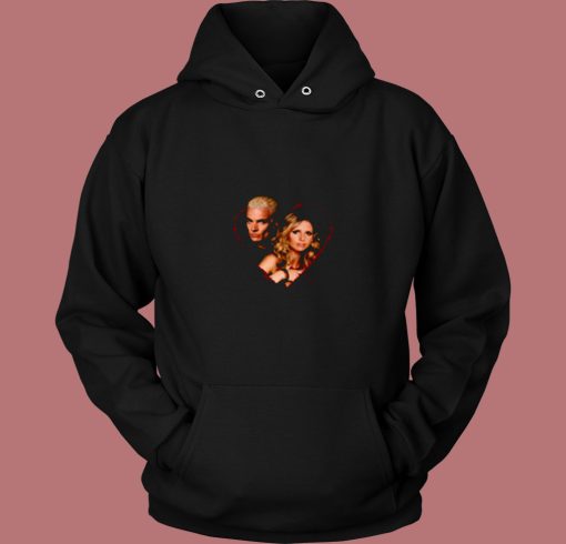 Retro The Vampire Slayer Love Story 80s Hoodie