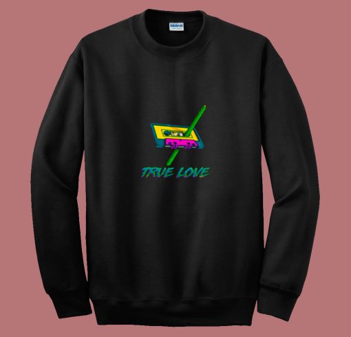 Retro True Love 80s Sweatshirt