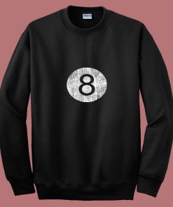 Retro Vintage 8 Ball Logo 80s Sweatshirt