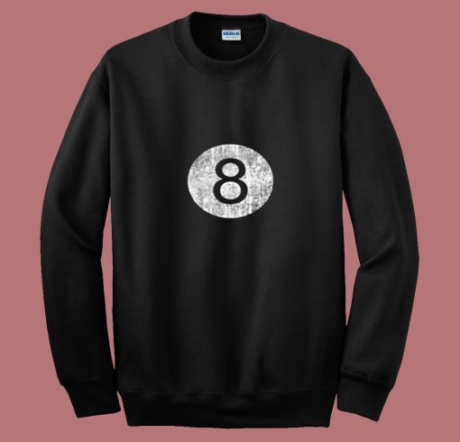 Retro Vintage 8 Ball Logo 80s Sweatshirt