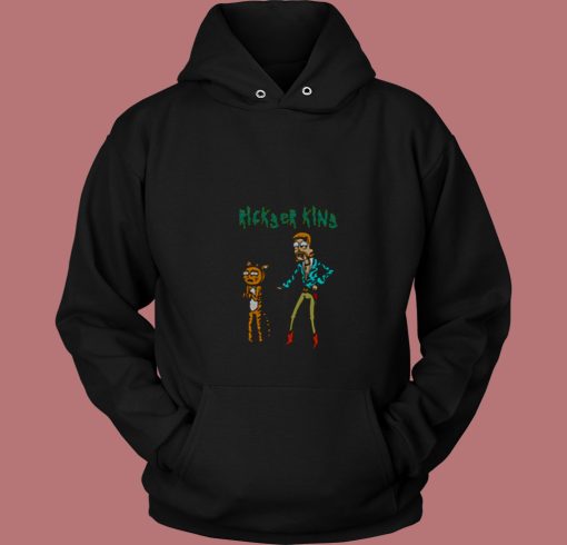 Rick And Morty Joe Exotic Tiger King 80s Hoodie