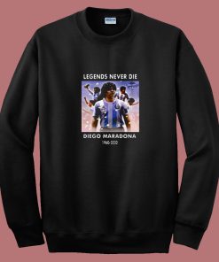 Rip Diego Maradona Legend Football 80s Sweatshirt