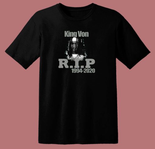 Rip King Von Otf Chicago Rapper 80s T Shirt