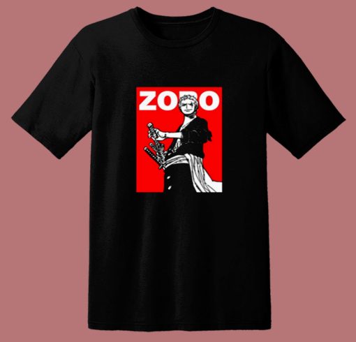 Roronoa Zoro Samurai Manga 80s T Shirt