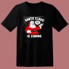 Santa Claus Is Coming 80s T Shirt