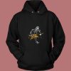 Sasquatch Playing Guitar 80s Hoodie