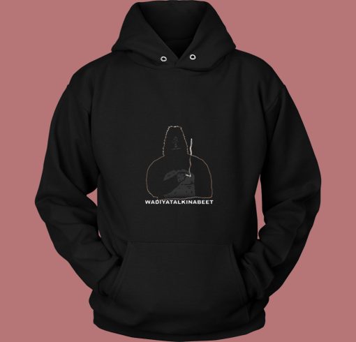 Sassy Sasquatch Popcorn The Big Lez 80s Hoodie