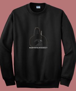 Sassy Sasquatch Popcorn The Big Lez 80s Sweatshirt