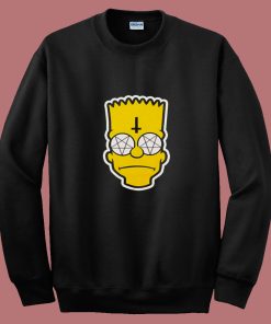 Satanic Bart Simpson 80s Sweatshirt