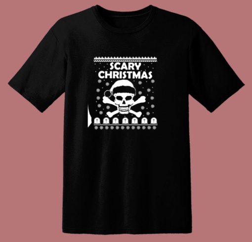 Scary Christmas Holiday 80s T Shirt