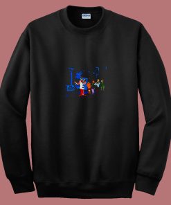 Scooby Doo And Captain Spaulding 80s Sweatshirt