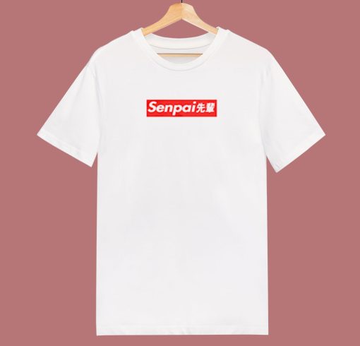 Senpai Japanese Anime Manga 80s T Shirt