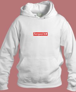 Senpai Japanese Anime Manga Aesthetic Hoodie Style