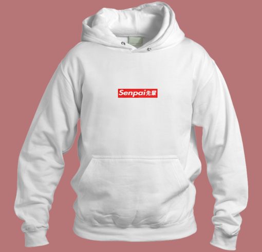 Senpai Japanese Anime Manga Aesthetic Hoodie Style